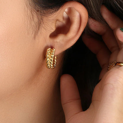 [Gaonasi]Arabella Braid Earrings