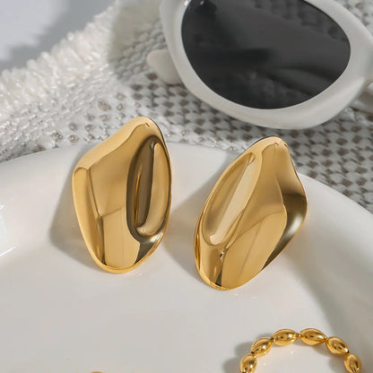 [Gaonasi]Zinnia Gold Earrings