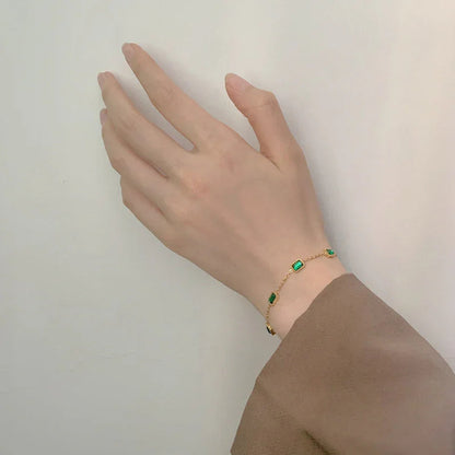 [Gaonasi]Erin Green Bracelet