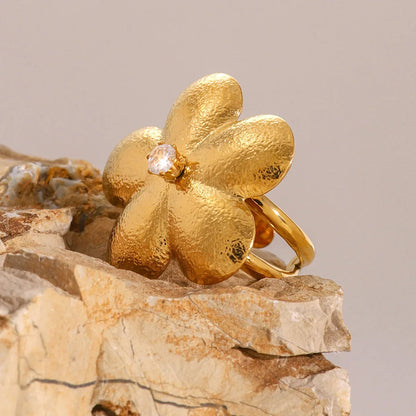 [Gaonasi]Flora Gold Petal Ring