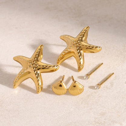 [Gaonasi]Arielle Ocean-Inspired Earring Bundle