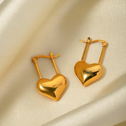 [Gaonasi]Jessamine Heart Earrings