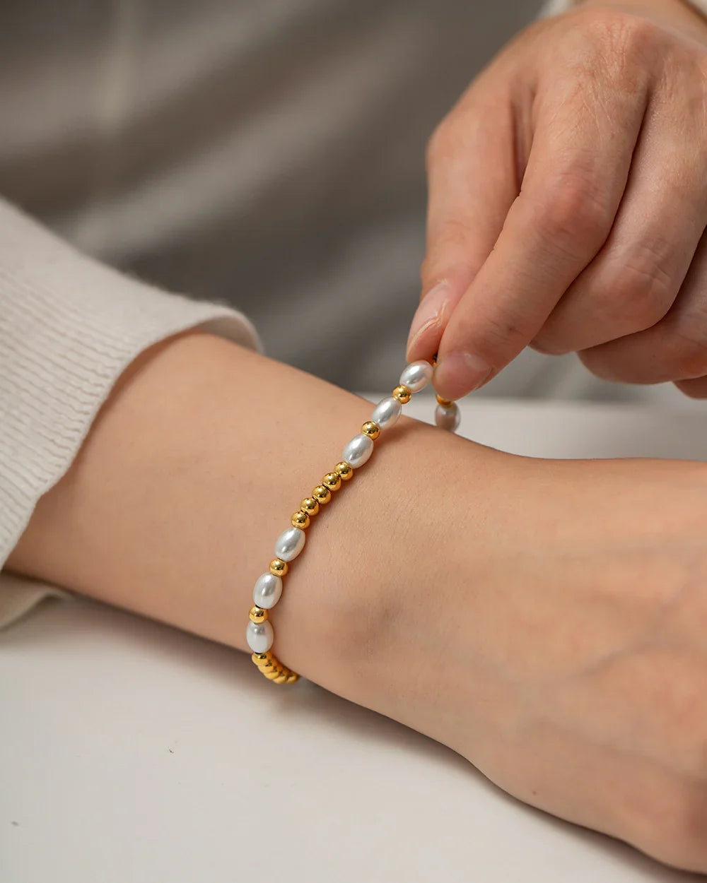 [Gaonasi]Wynn Freshwater Pearl Bracelet