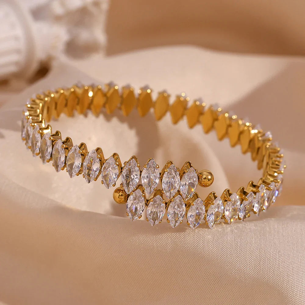 [Gaonasi]Genevieve Diamond Bracelet