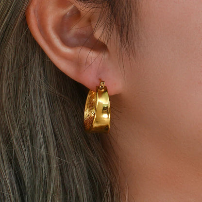 [Gaonasi]Lyla Hoop Earrings