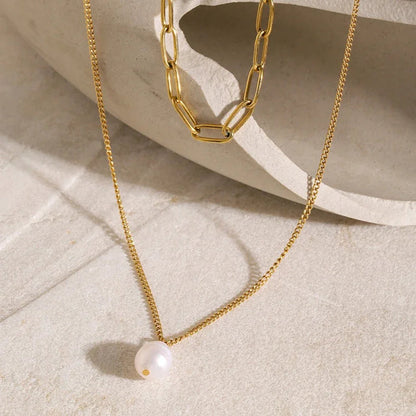 [Gaonasi]Undine Freshwater Pearl Necklace