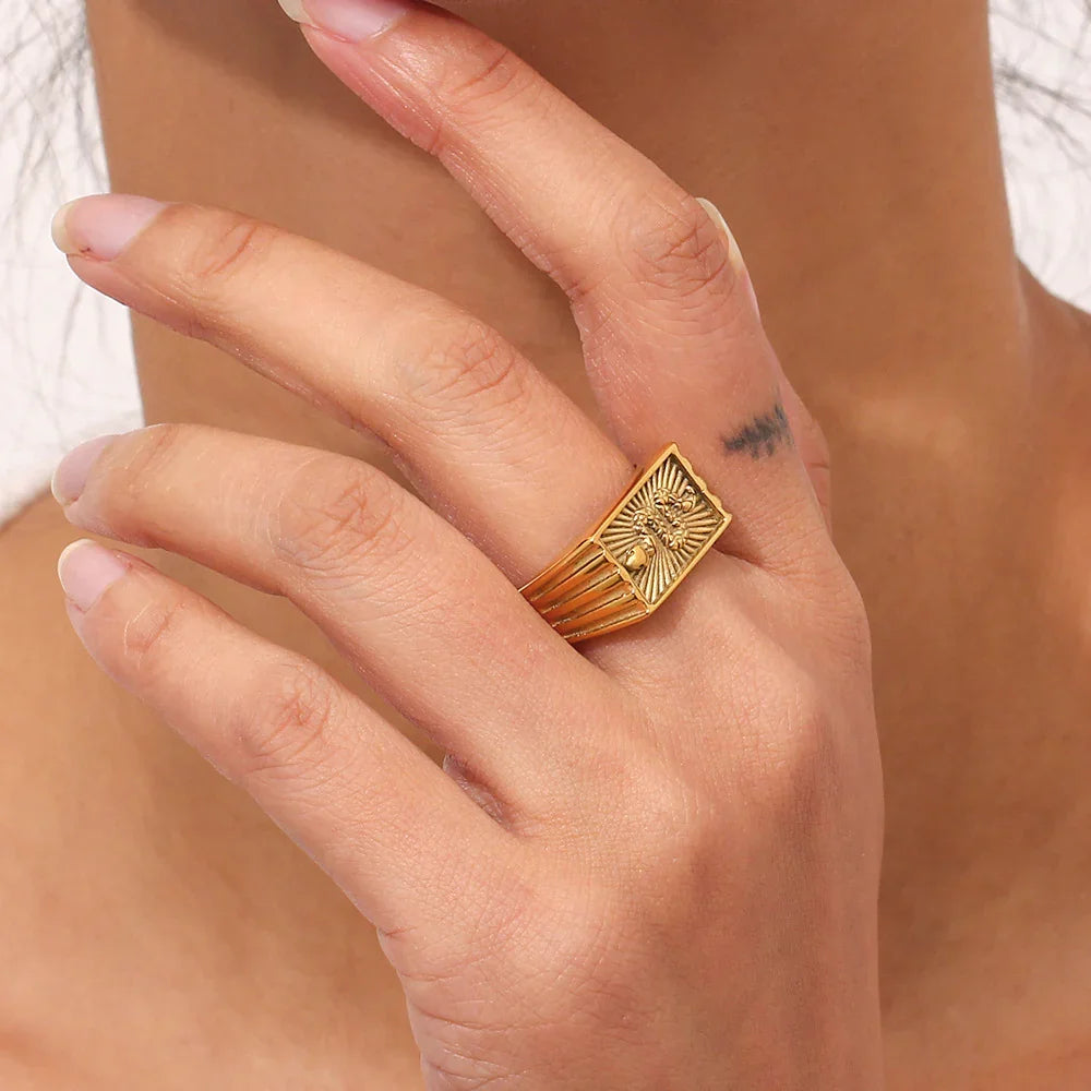 [Gaonasi]Miles Gold Ring