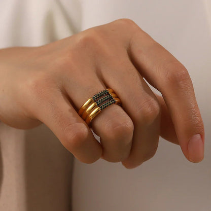 [Gaonasi]Serenity Diamond Gold Ring