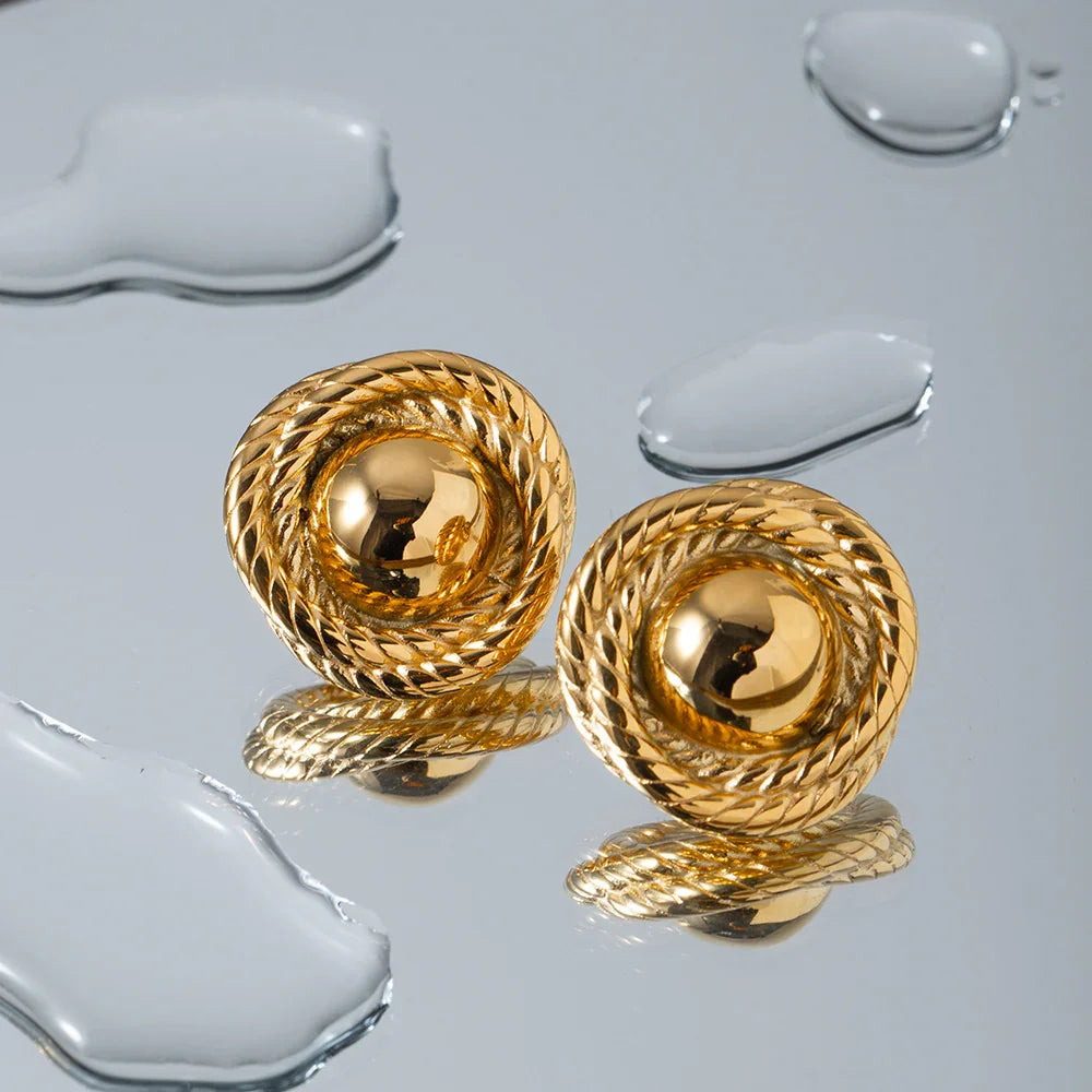 [Gaonasi]Ariadne Gold Earrings