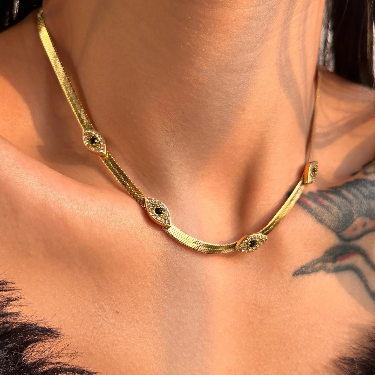 [Gaonasi]Faunne Gold Necklace