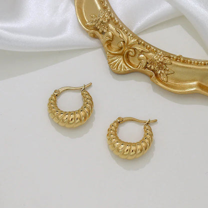 [Gaonasi]Croissant Hoop Earrings