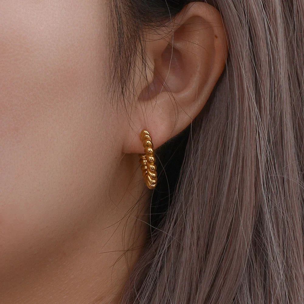 [Gaonasi]Brynlee Twisted Earrings
