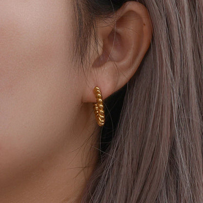 [Gaonasi]Brynlee Twisted Earrings