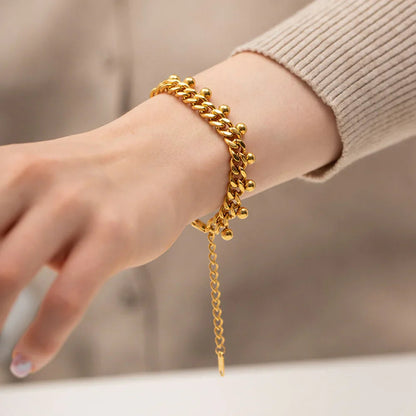 [Gaonasi]Felicity Gold Chain Bracelet