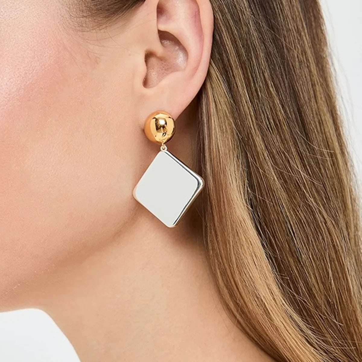 [Gaonasi]Kelly Geometric Drop Earrings