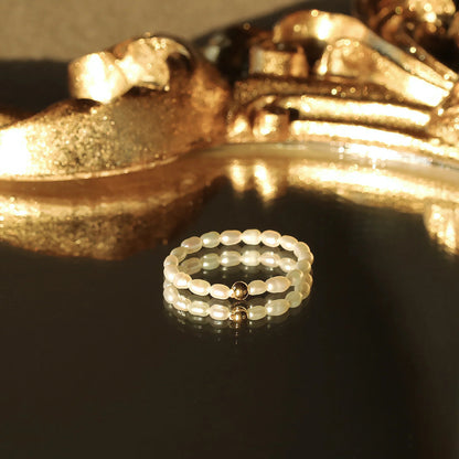 [Gaonasi]Aurora Pearl Band Ring