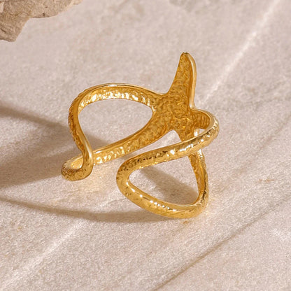 [Gaonasi]Aurelie Gold Starfish Ring