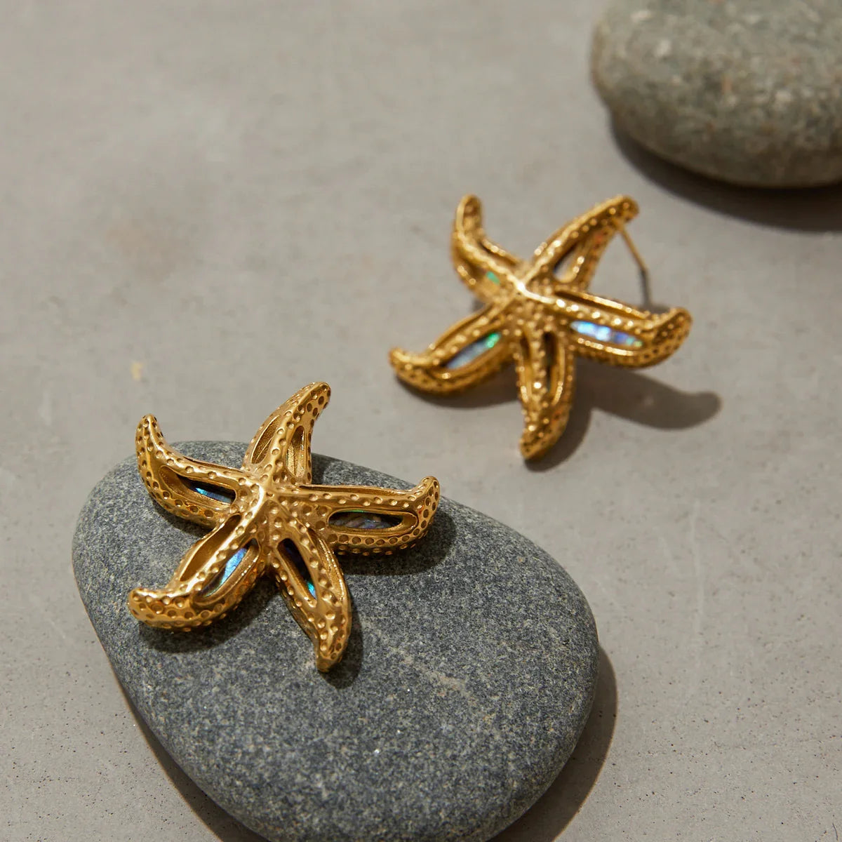[Gaonasi]Aquatta Gold Starfish Earrings