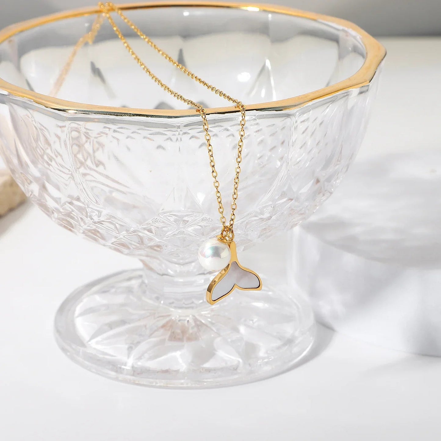 [Gaonasi]Mermaid Freshwater Pearl Necklace