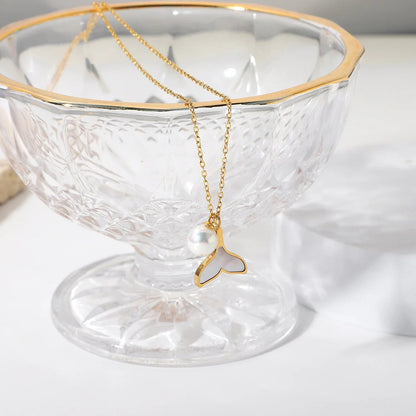 [Gaonasi]Mermaid Freshwater Pearl Necklace