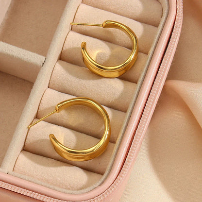 [Gaonasi]Emily Wave Earrings