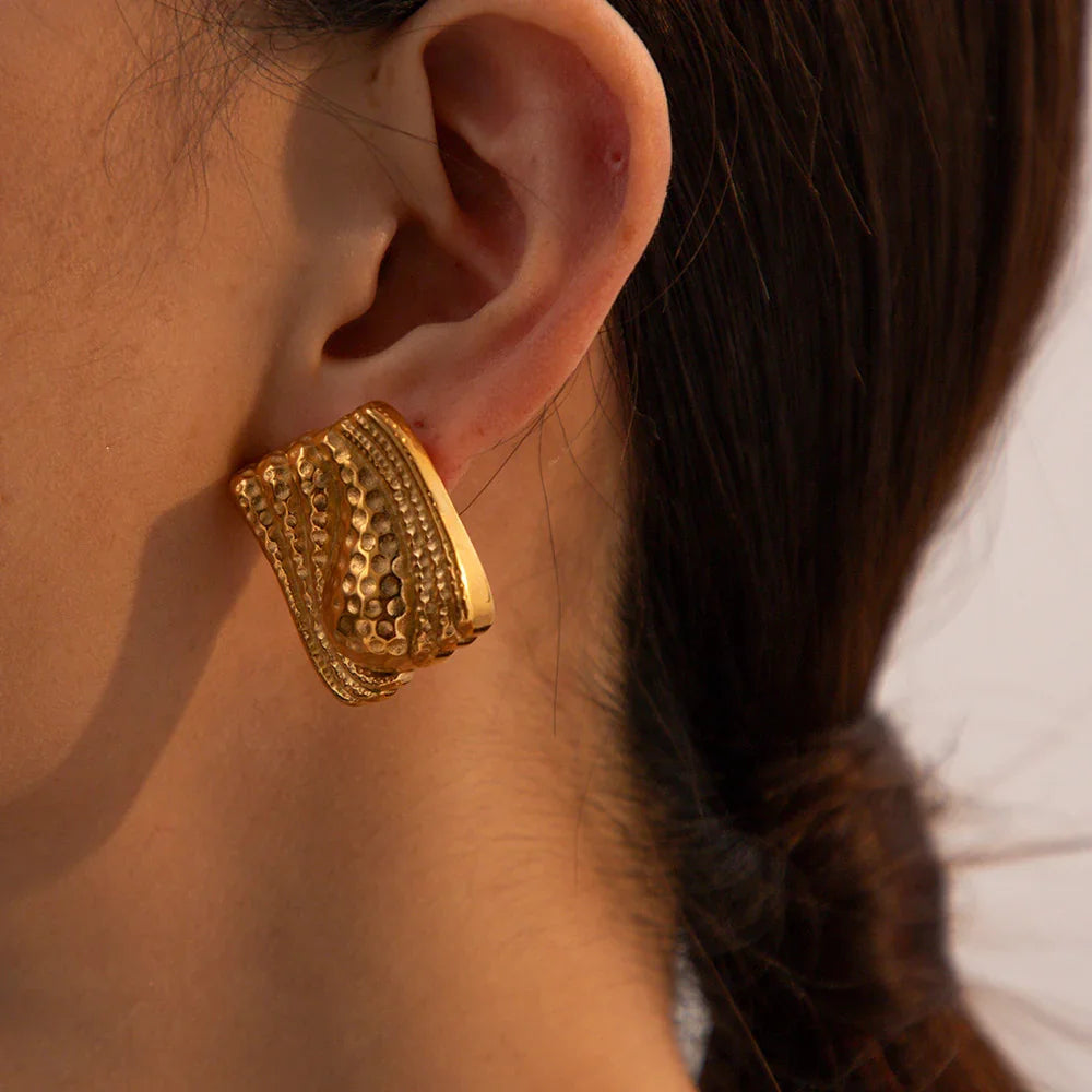 [Gaonasi]Marigold Gold Earrings