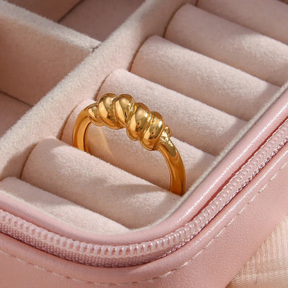 [Gaonasi]Lacrima Gold Ring