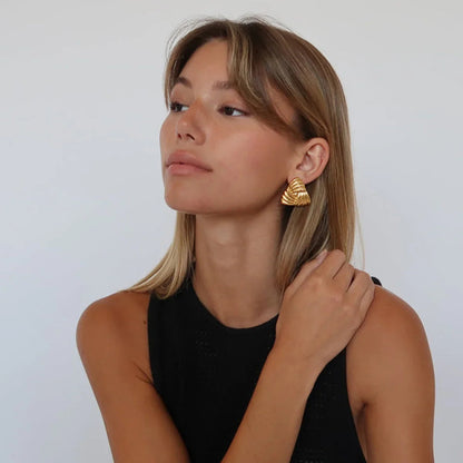 [Gaonasi]Brigitte Gold Earrings