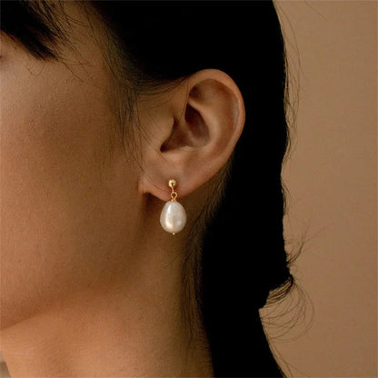[Gaonasi]Gloria Freshwater Pearl Earrings
