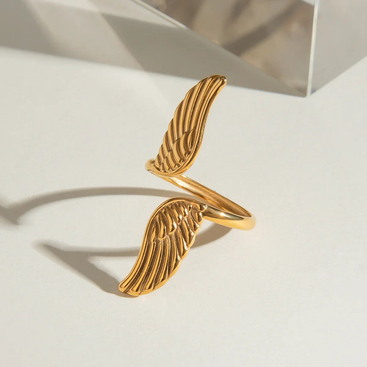 [Gaonasi]Sparrow Gold Wing Ring