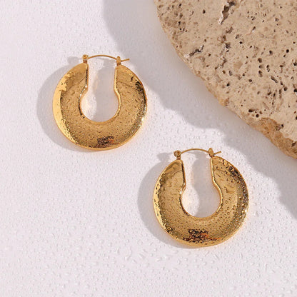 [Gaonasi]Kayleigh Chunky Hoop Earrings
