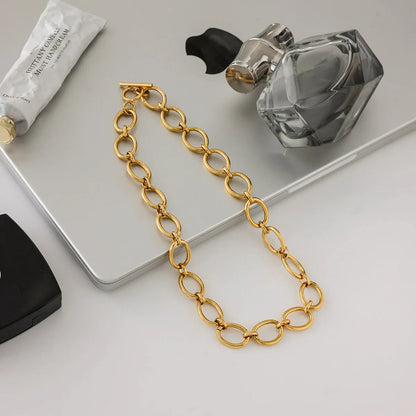 [Gaonasi]Cielle Chunky Gold Chain Necklace