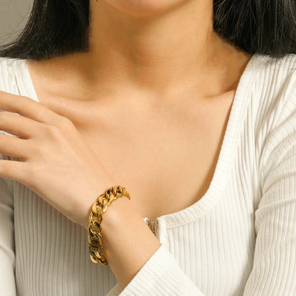 [Gaonasi]Kayle Gold Chain Bracelet