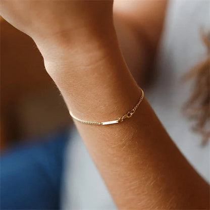 [Gaonasi]Rosemary Gold Chain Bracelet