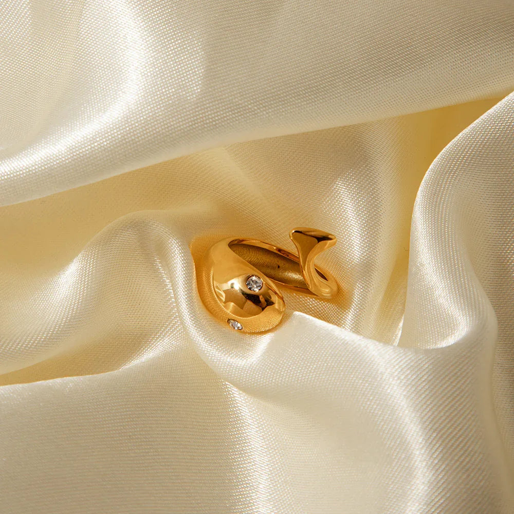 [Gaonasi]Etta Gold Serpent Ring