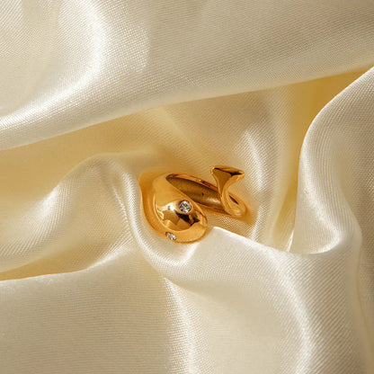 [Gaonasi]Etta Gold Serpent Ring