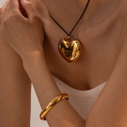 [Gaonasi]Ophelia Gold Heart Necklace