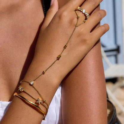 [Gaonasi]Haisley Gold Bangle