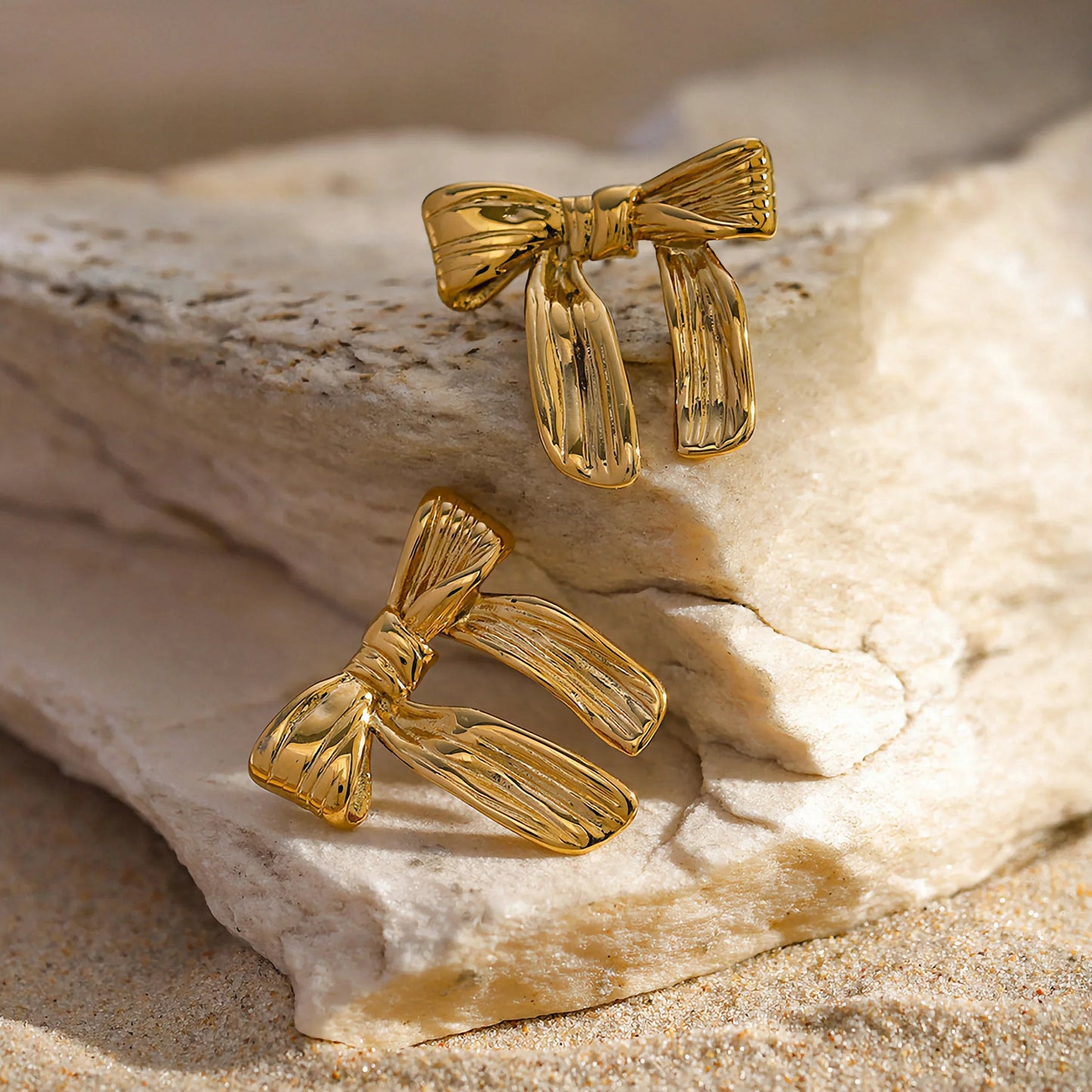 [Gaonasi]Sadie Gold Earrings