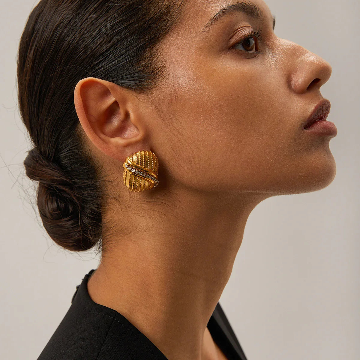 [Gaonasi]Odine Gold Earrings