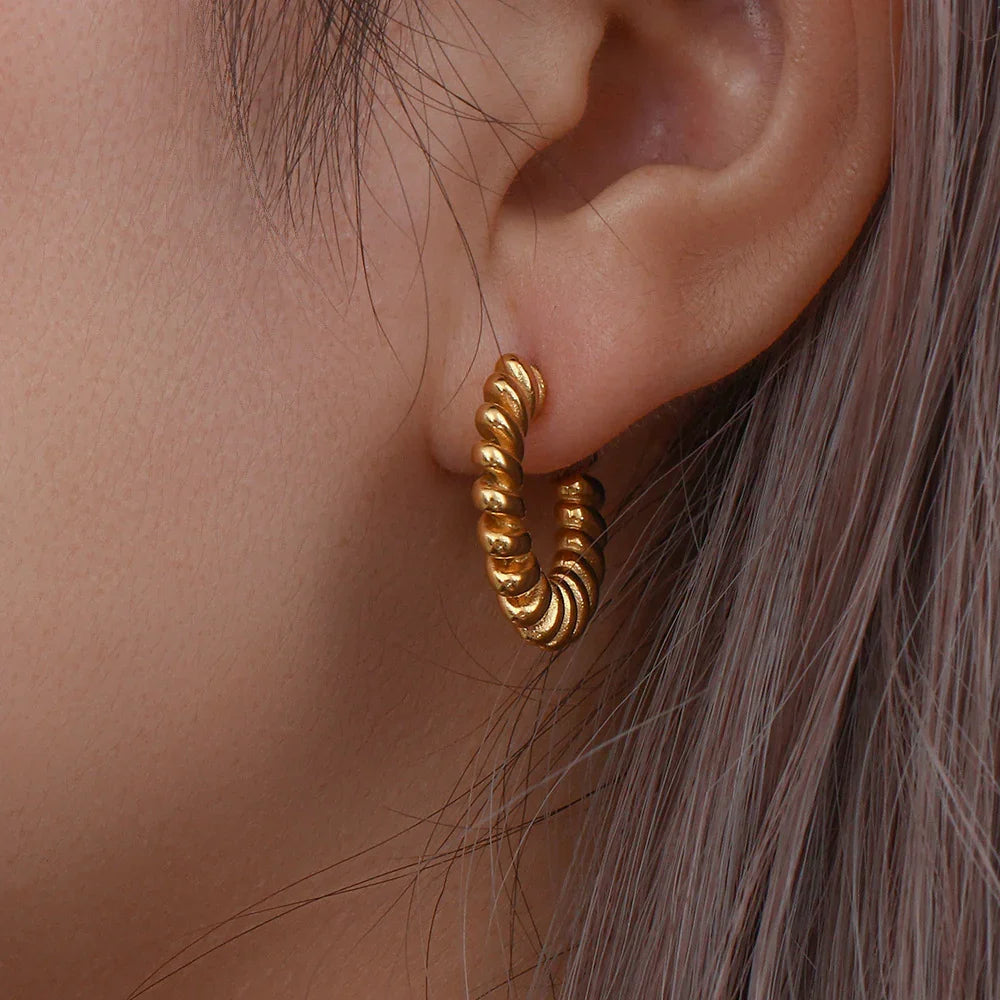 [Gaonasi]Brynlee Twisted Earrings