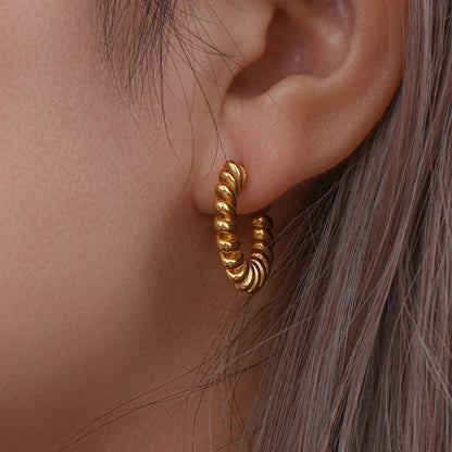 [Gaonasi]Brynlee Twisted Earrings
