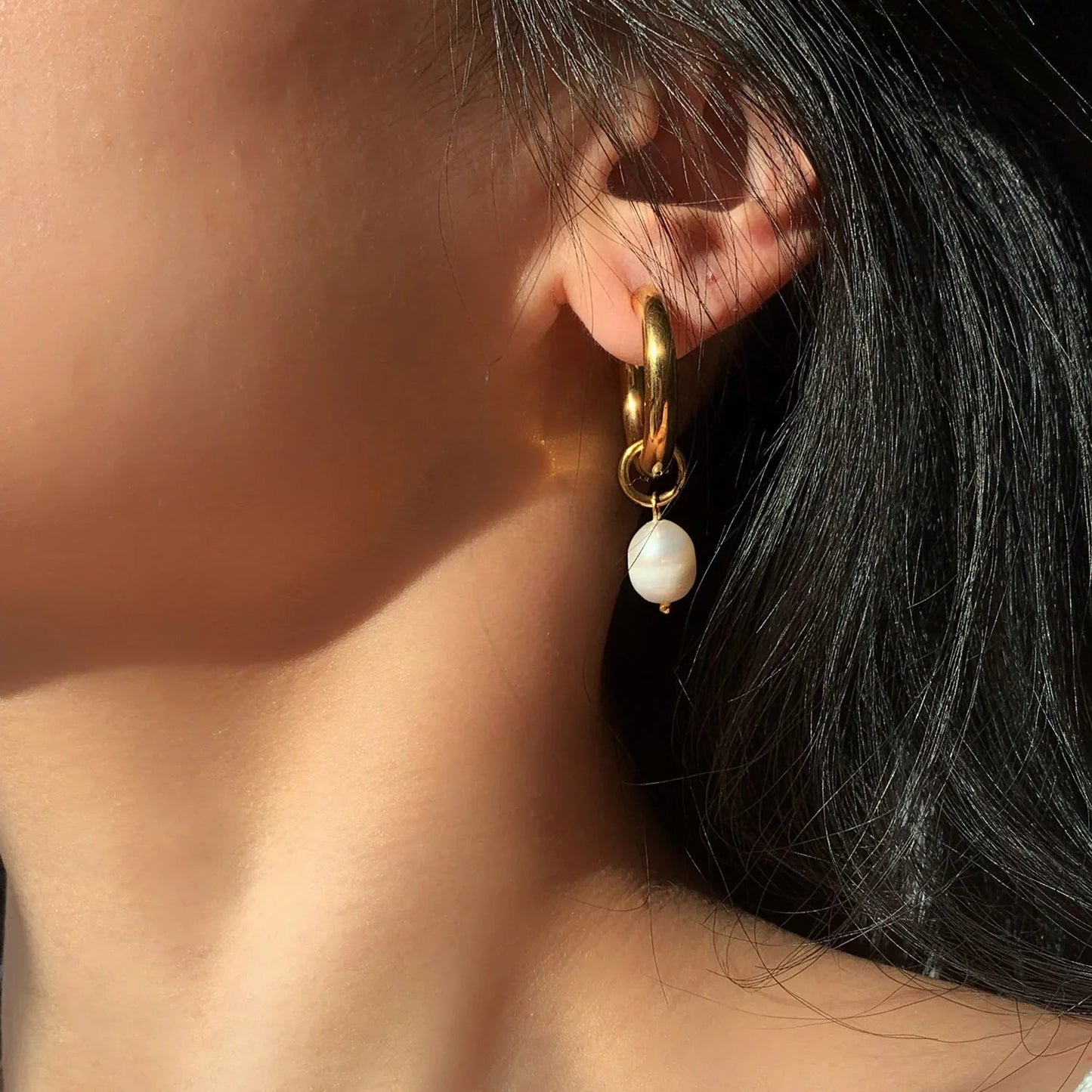 [Gaonasi]Stella Pearl Earrings