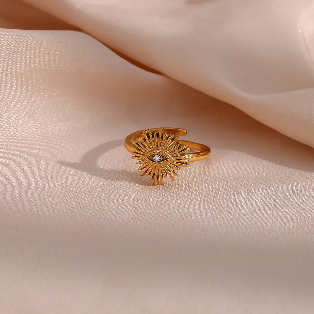 [Gaonasi]Solana Gold Ring