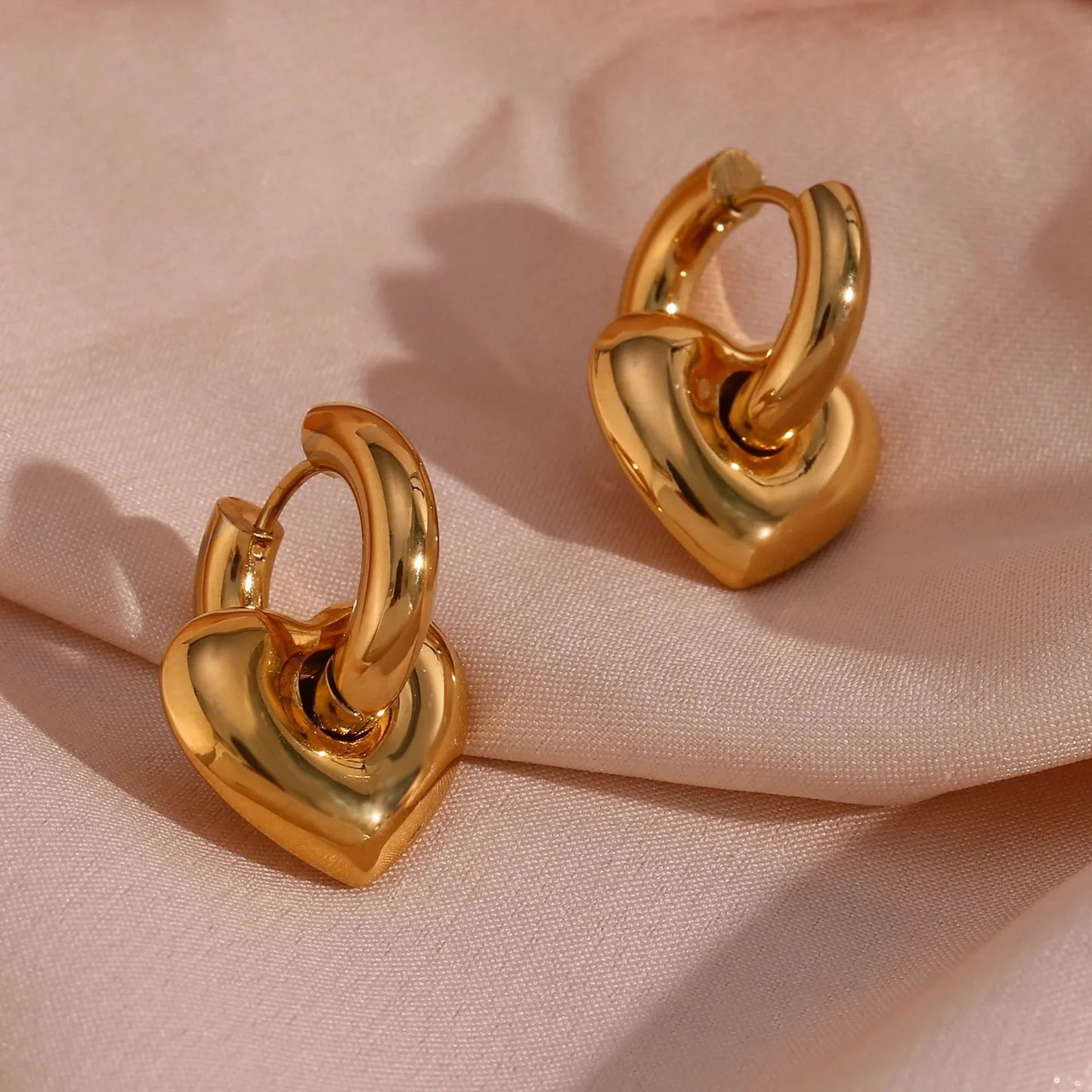 [Gaonasi]Aria's Arrow Gold Earrings