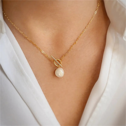 [Gaonasi]Aphrodite Freshwater Pearl Necklace