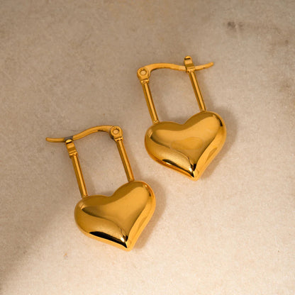 [Gaonasi]Jessamine Heart Earrings