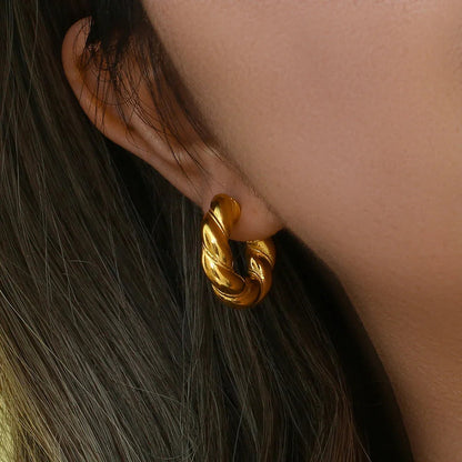 [Gaonasi]Naomi Twist Earrings