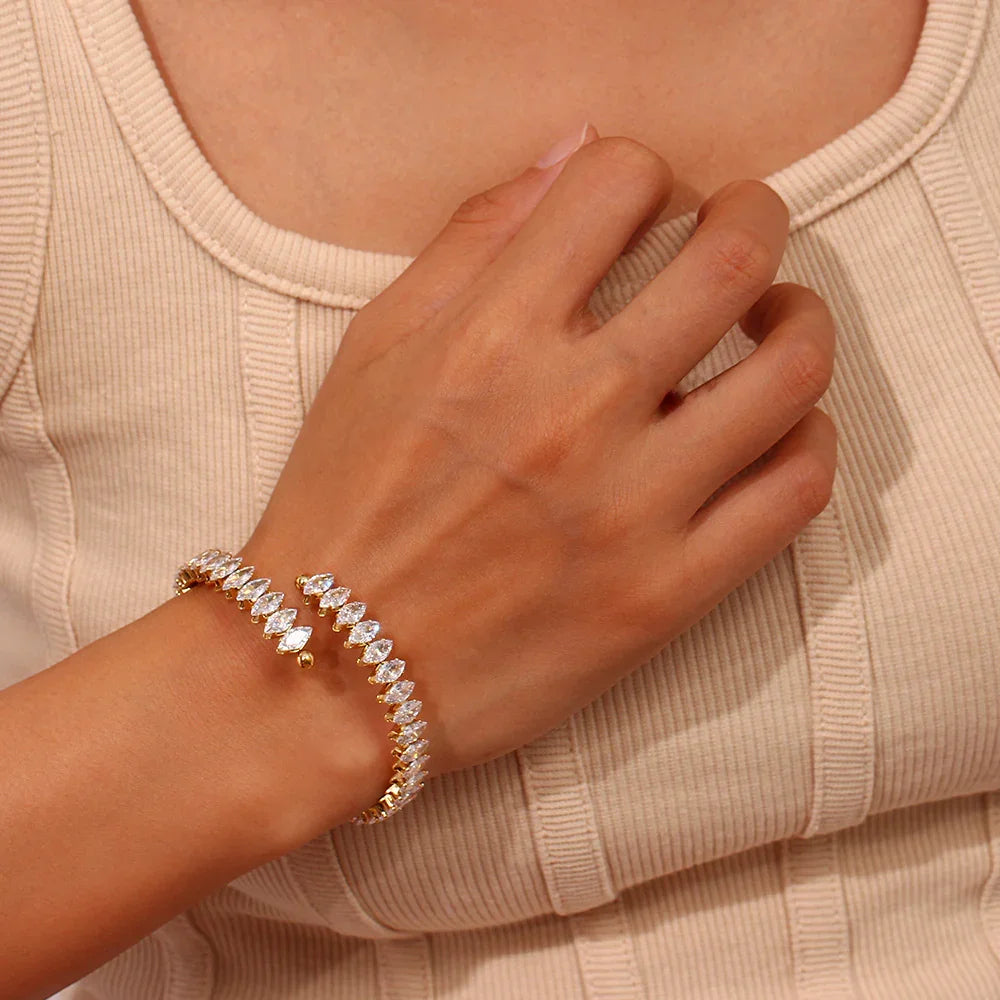 [Gaonasi]Genevieve Diamond Bracelet