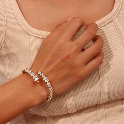[Gaonasi]Genevieve Diamond Bracelet